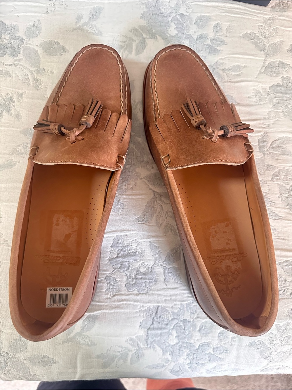 Brooks Brothers Brown Leather Tassel Kiltie Loafers